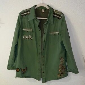 Spell | Jackets & Coats | Twill Jacket Khaki Spell The Gypsy